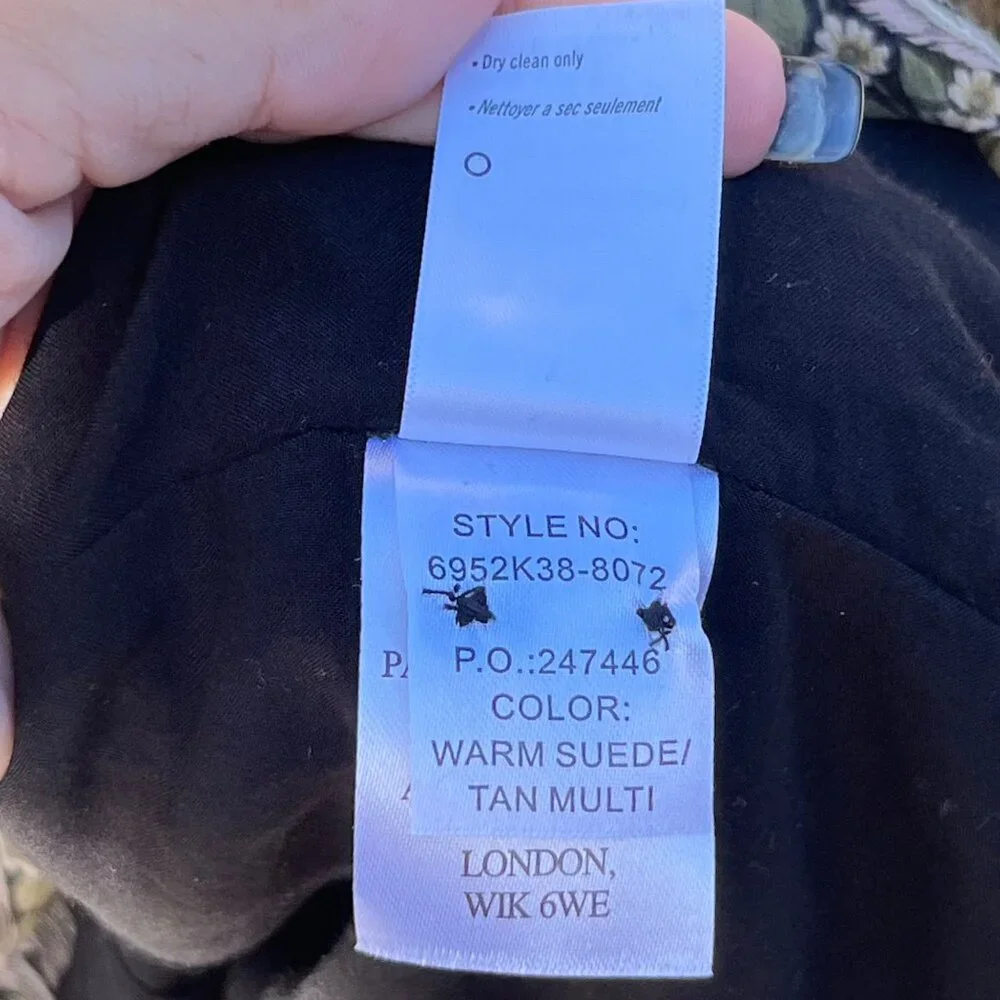 Morris & Co x PAIGE Vittoria Pimpernel 100% Silk Mini Dress Size L - Picture 10 of 12